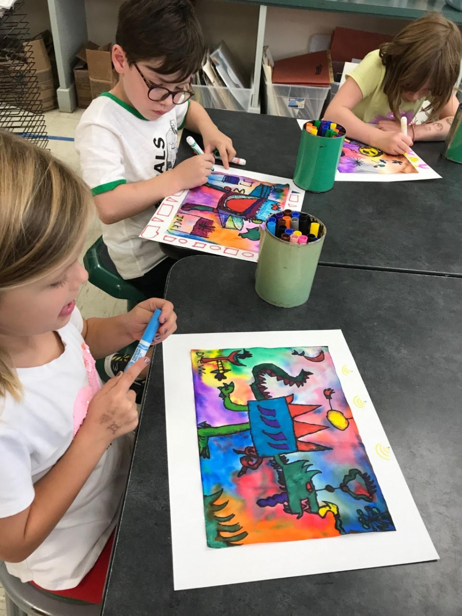 Young Artists at Work